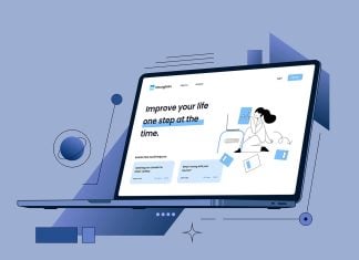 Free Stylized Laptop Mockup PSD