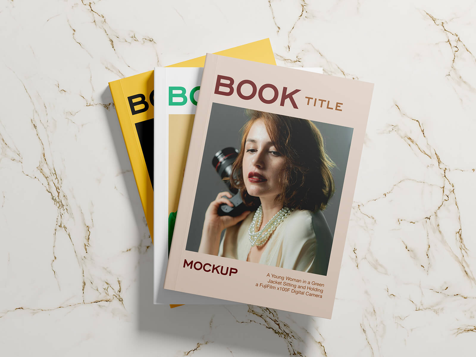 Free Top View Softcover Book Mockup PSD