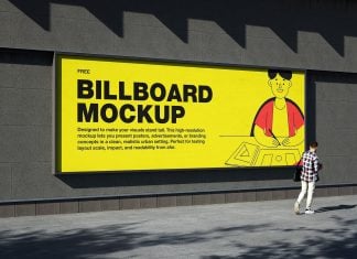 2 Free Urban Street Billboard Mockup PSD Files