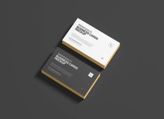 Free Premium Quality Business Cards Mockup PSD