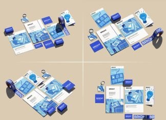 Free Brand Identity Stationery Mockup PSD