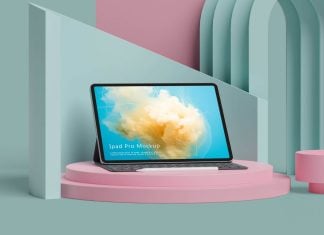 Free iPad Pro Presentation Mockup PSD