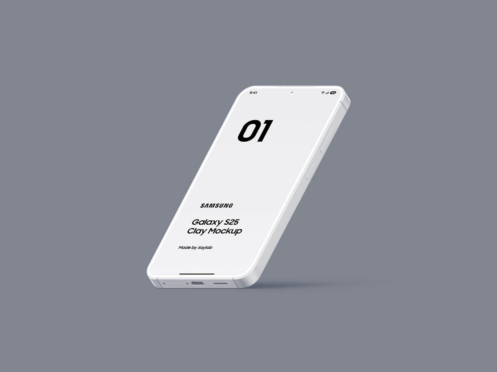 Free PSD & Figma Samsung Galaxy S25 Mockup Set