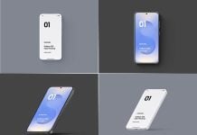 Free PSD & Figma Samsung Galaxy S25 Mockup Set