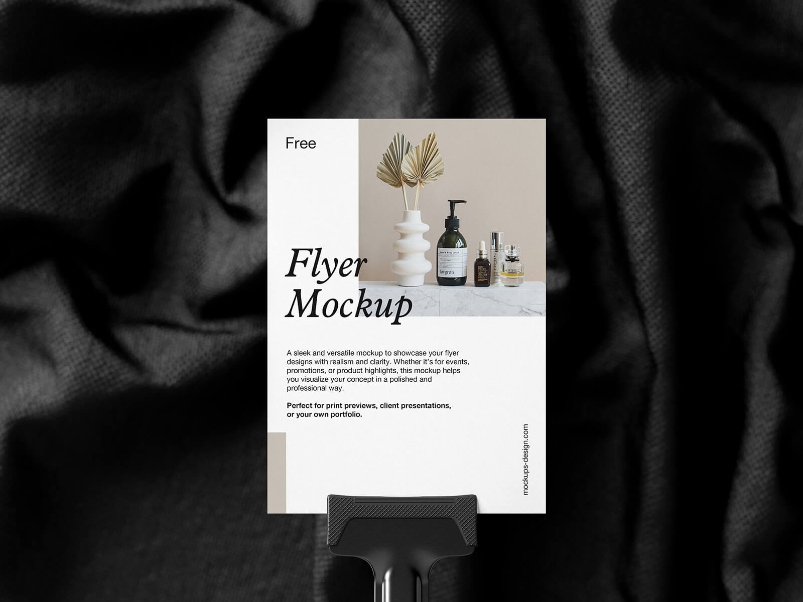 Free A4 A5 Flyer Mockup PSD Set