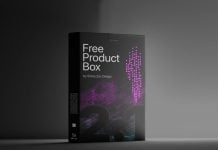 Free Design-Ready Product Box Mockup PSD Free Design-Ready Product Box Mockup PSD