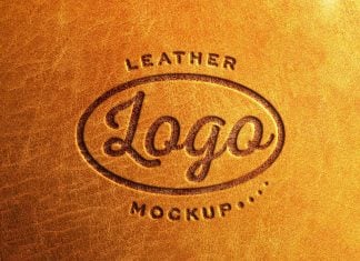 Free-Leather-Logo-Mockup-PSD