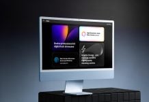 Free M4 Apple iMac 2025 Mockup PSD