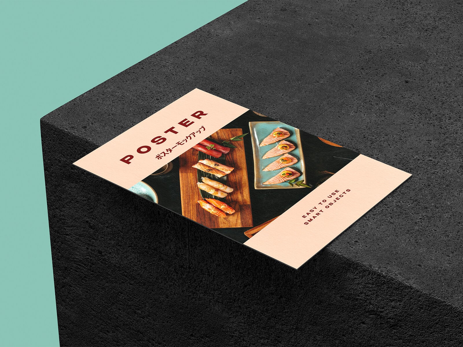 Free On The Edge A4 Letterhead Paper Mockup PSD