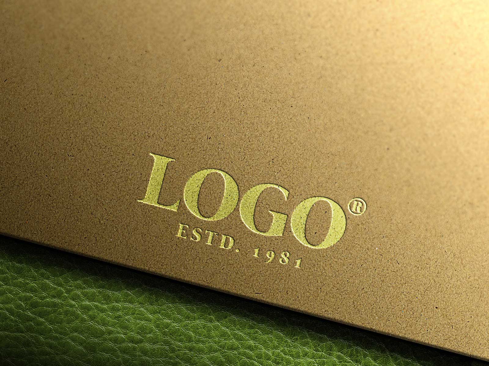 Free Premium Customizable Logo Mockup PSD