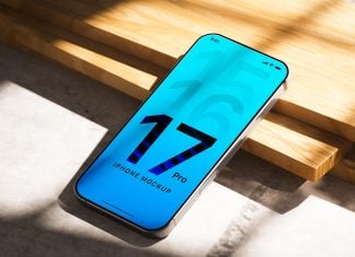 Free Wooden Planks iPhone 17 Pro Mockup PSD