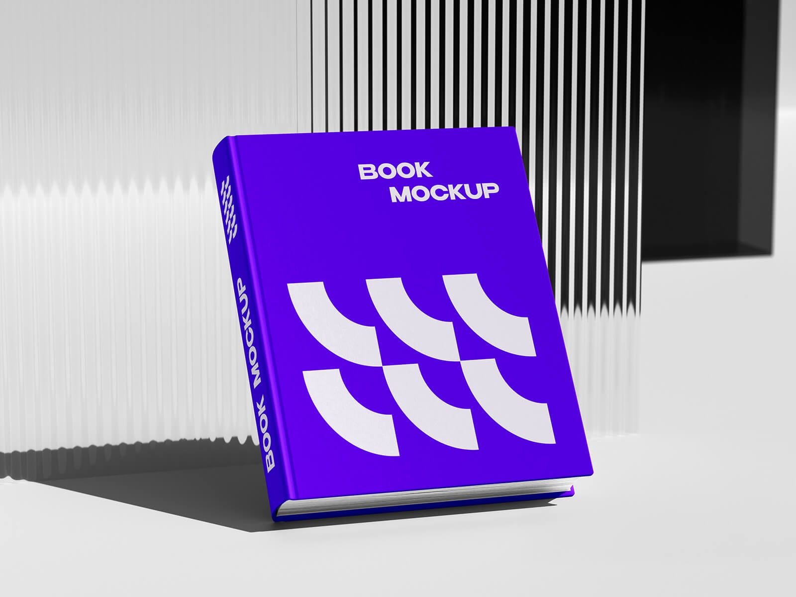 Free Hardcover Book Title Mockup PSD