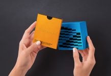 Free Hand-Holding Slide & Product Box Mockup PSD Free Slide & Product Box Mockup PSD
