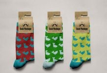 Free-Socks-With-Hanging-Label-Mockup-PSD