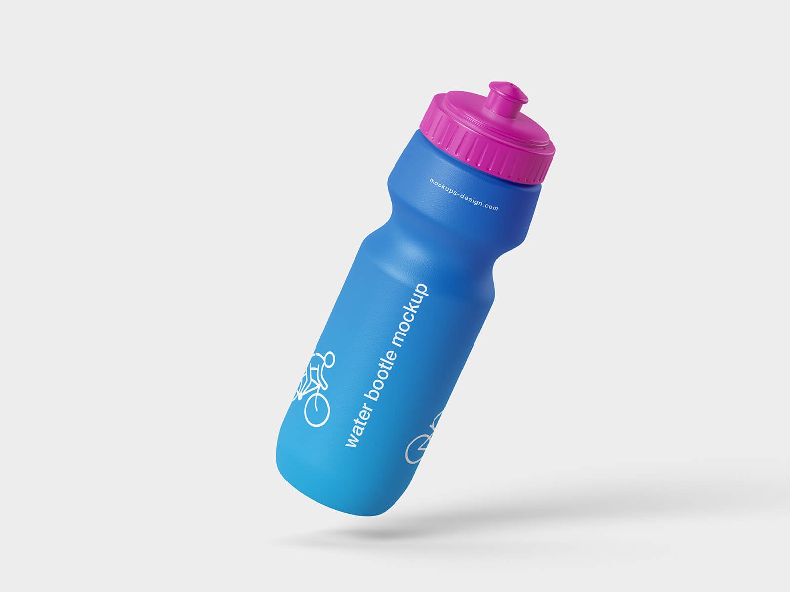 4 Free Sport Water Bottle Mockup PSD Set