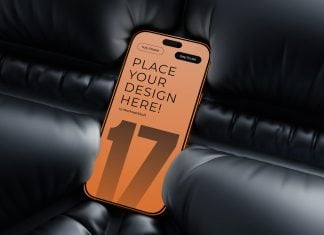 Free High Quality iPhone 17 Pro Mockup PSD