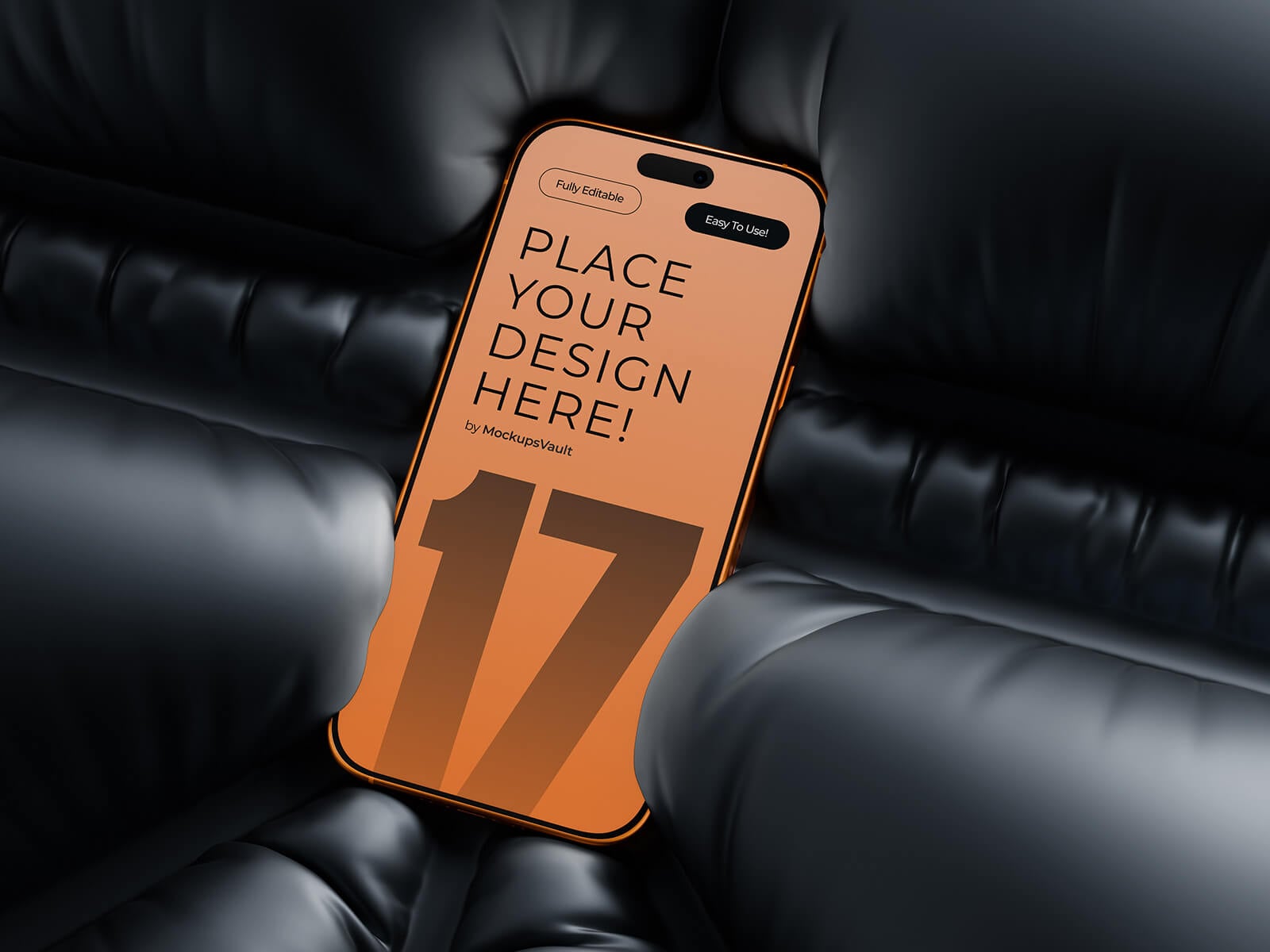 Free High Quality iPhone 17 Pro Mockup PSD 