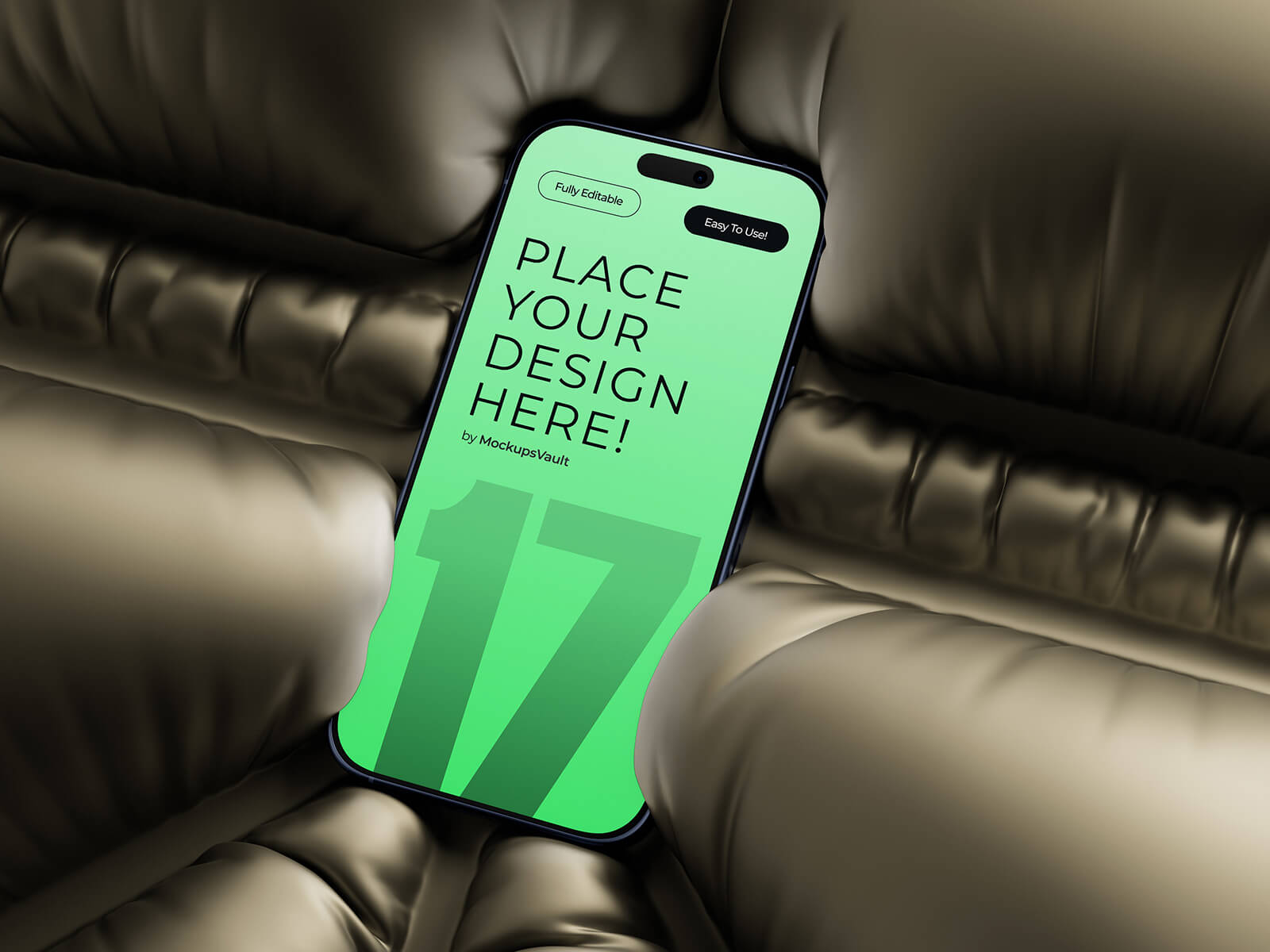 Free High Quality iPhone 17 Pro Mockup PSD 