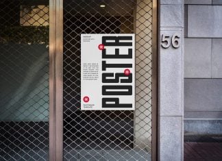 Free-Outdoor-Small-Poster-Mockup-PSD