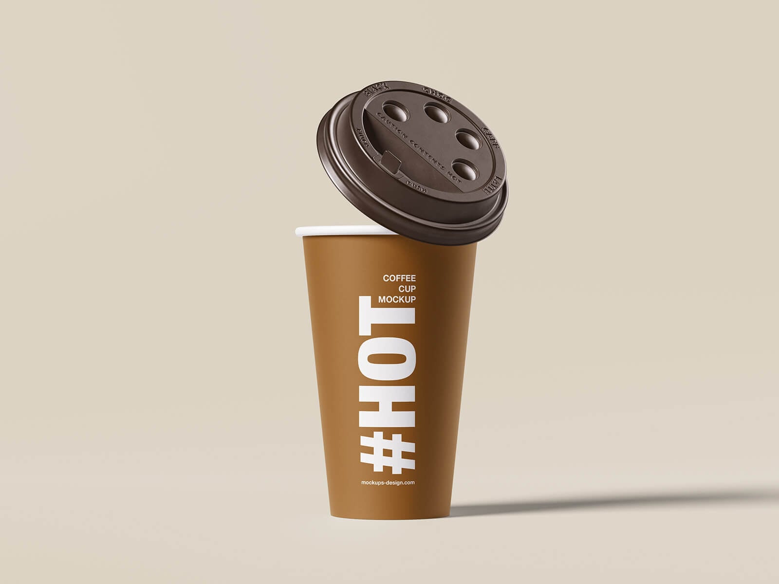 Free Premium Coffee Cup Mockup PSD