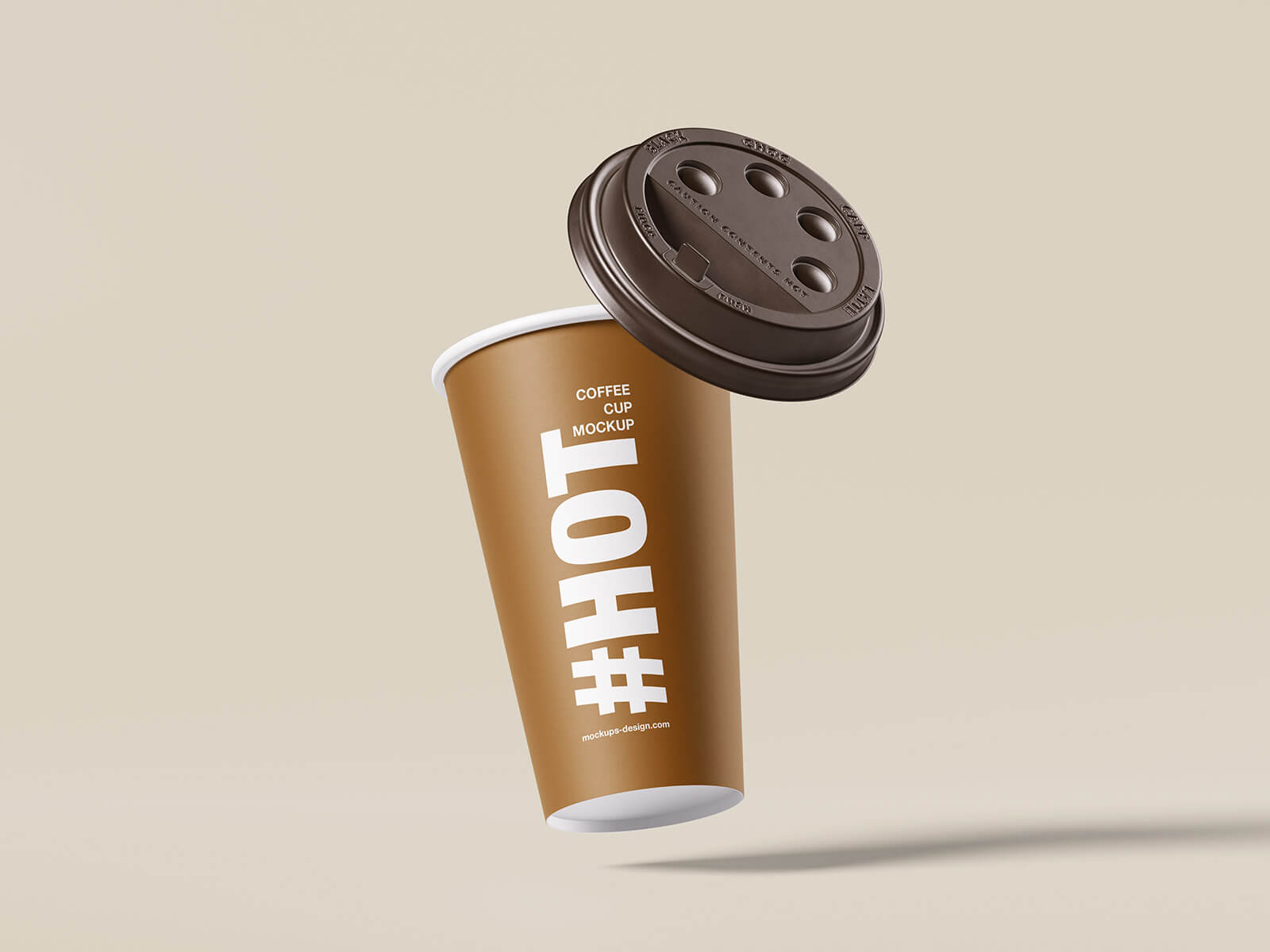 Free Premium Coffee Cup Mockup PSD