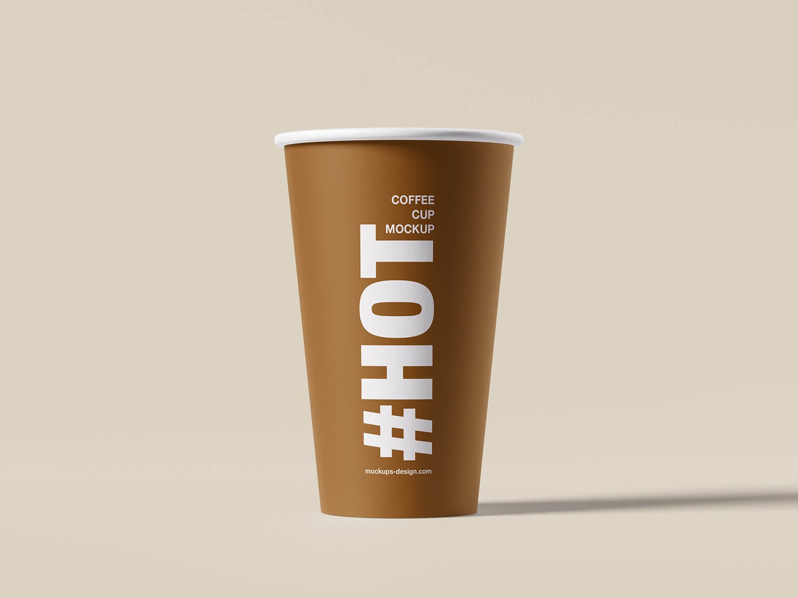 Free Premium Coffee Cup Mockup PSD