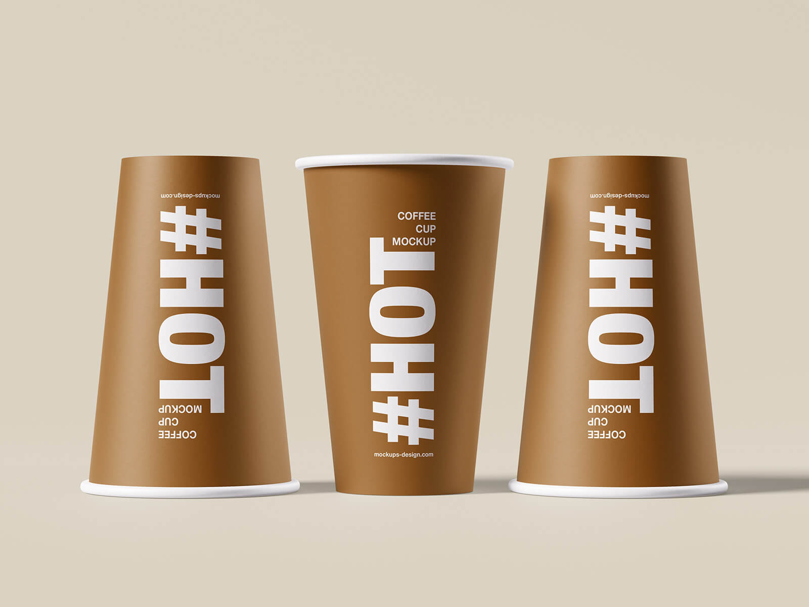 Free Premium Coffee Cup Mockup PSD