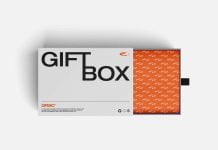 Free Top View Slide Gift Box Mockup PSD Free Top View Slide Gift Box Mockup PSD