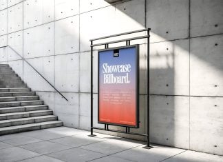 Free-Underground-Passageway-Framed-Poster-Mockup-PSD