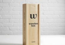 Free Wooden Product Box Mockup PSD Free Wooden Product Box Mockup PSD