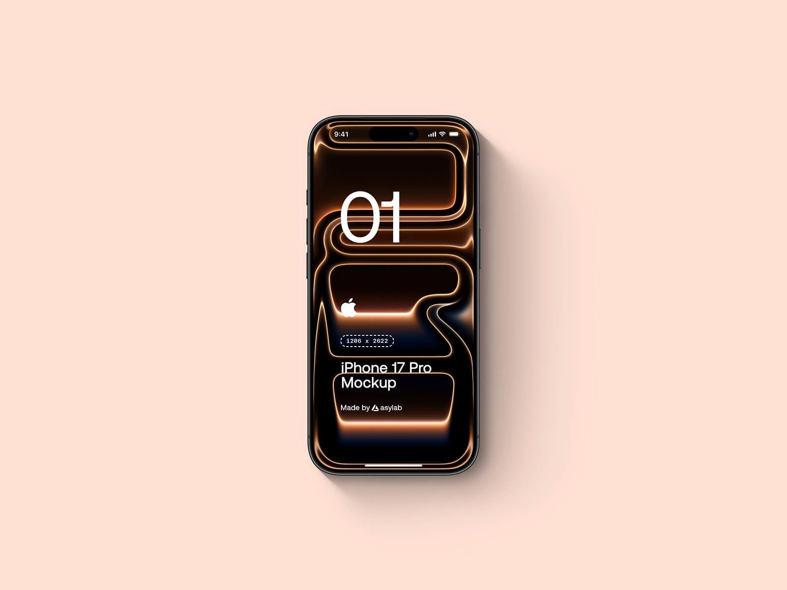 top iphone 17 pro mockup