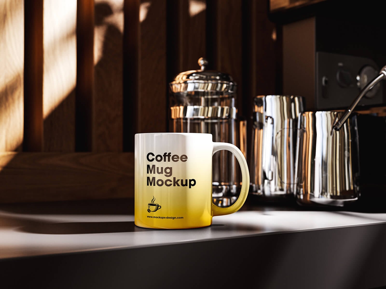 5 Free Souvenir Mug Mockup PSD Files Set