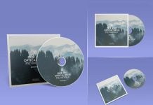Free DVD Optical Drive Mockup PSD Set