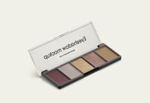 Free Eyeshadow Palettes Mockup PSD