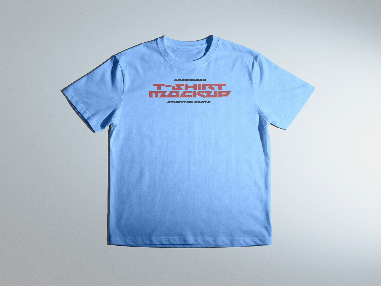 Free High Quality Short-Sleeves T-Shirt Mockup PSD