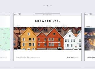 Free Wireframe Browser Mockup PSD