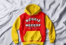 Free Customizable Hoodie Mockup PSD