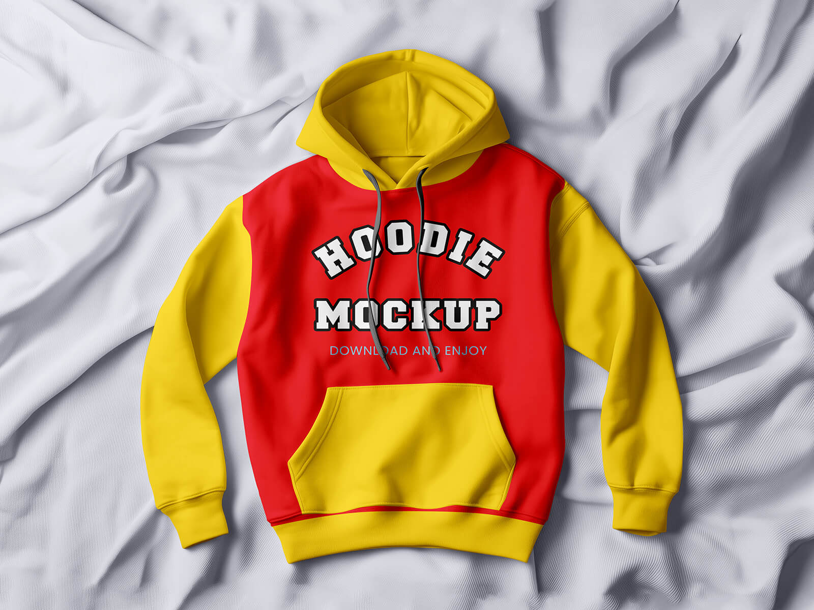 Free Customizable Hoodie Mockup PSD