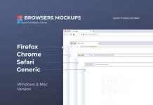 Free Firefox / Chrome / Safari Browsers Mockup For Win & Mac