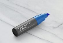 Free Fully Customizable Marker Mockup PSD.jpg