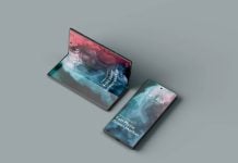 Free Samsung Galaxy Z Fold 7 Mockup PSD