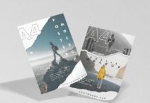 Free A4 Floating Flyers Mockup PSD Free-A4-Floating-Flyers-Mockup-PSD