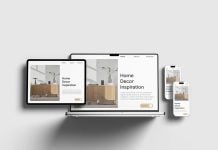 Free Responsive Web Design Template Mockup PSD