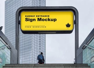 Free-Subway-Entrance-Sign-Mockup-PSD