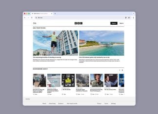 Free iOS 26 Google Chrome Browser Website Mockup PSD