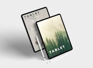Free iPad Pro Mockup PSD