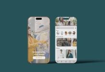 Free iPhone 17 App Screen Mockup PSD