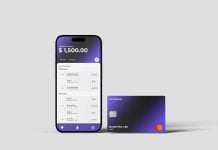 Free-iPhone-With-Credit-Card-Mockup-For-Banking-Applications