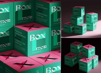 3 Free Clean Stacked Boxes Mockup PSD Files