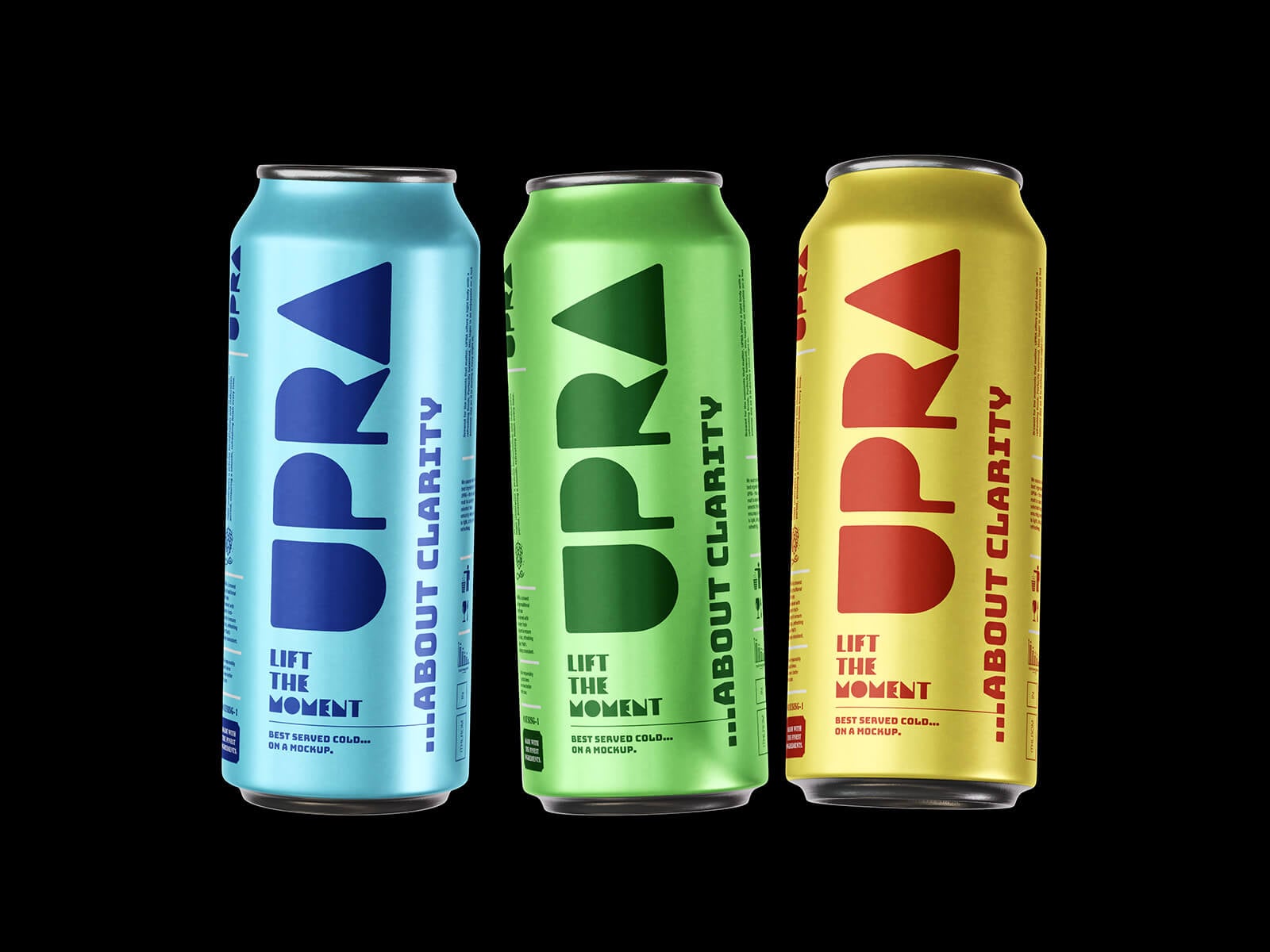 Free Tall Slim Soda Cans Mockup PSD Set
